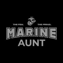 Load image into Gallery viewer, Marines Aunt Hood (Black)