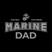 Load image into Gallery viewer, Marines Dad Hood (Black)