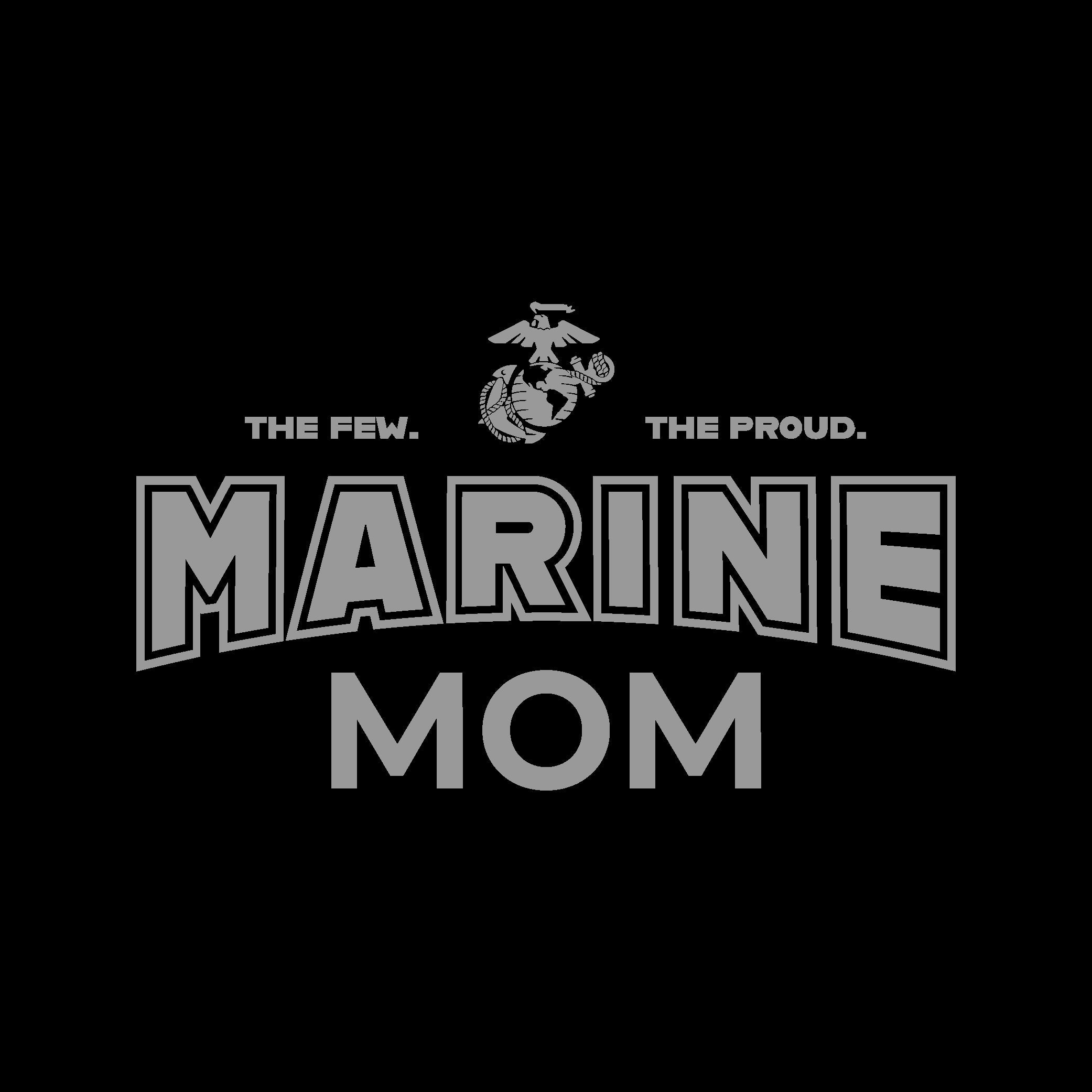 Marines Mom T-Shirt (Black)