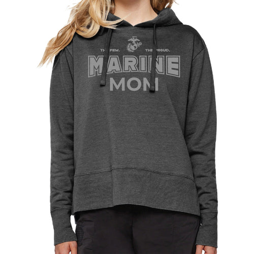 Marines Mom Ladies Hood