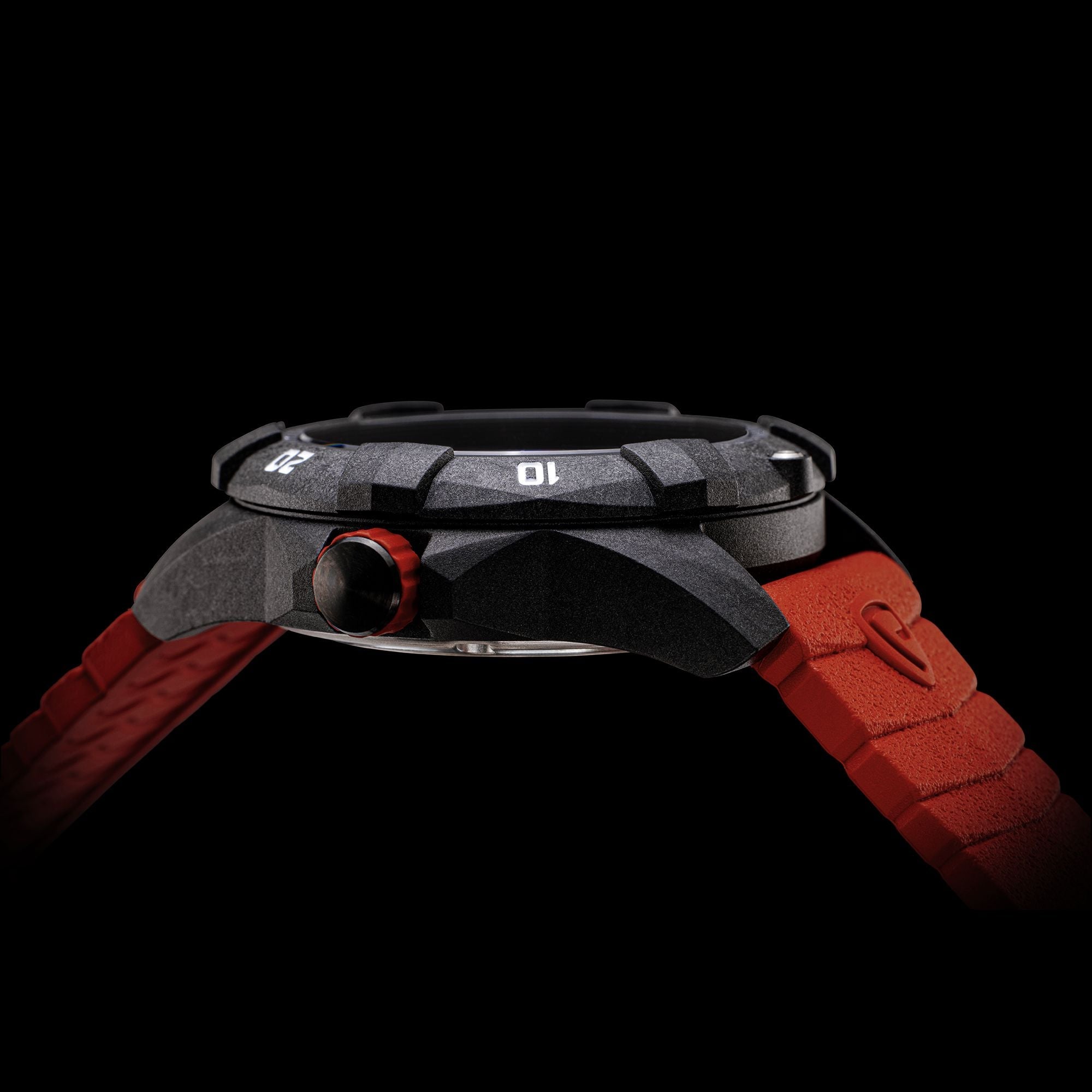 ProTek USMC Carbon Composite Dive Watch - Carbon/Black/Red (Red Band)*