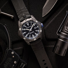 Load image into Gallery viewer, ProTek USMC Carbon Composite Dive Watch - Carbon/Black/Blue (Black Band)*