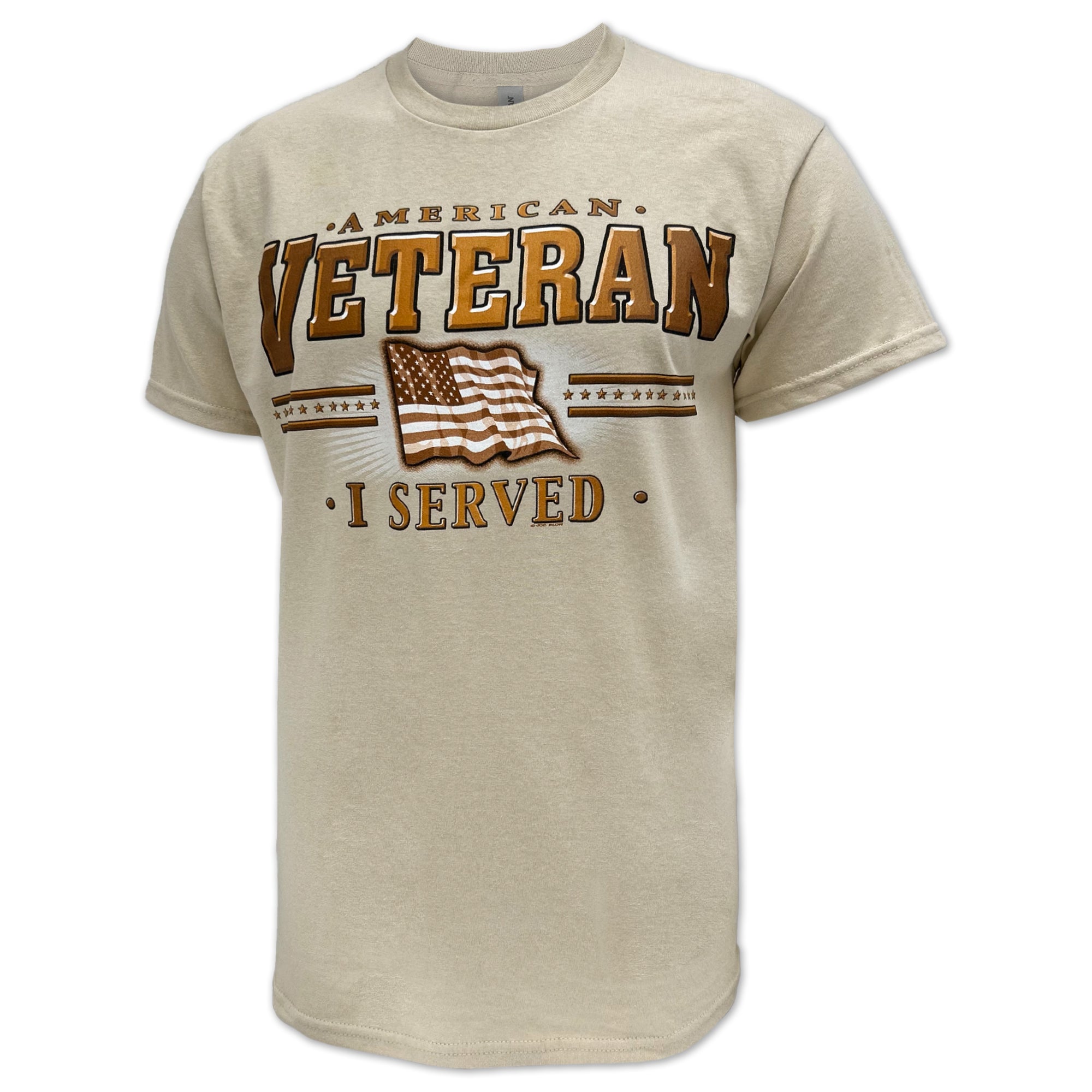 American Veteran I Served T-Shirt (Tan)