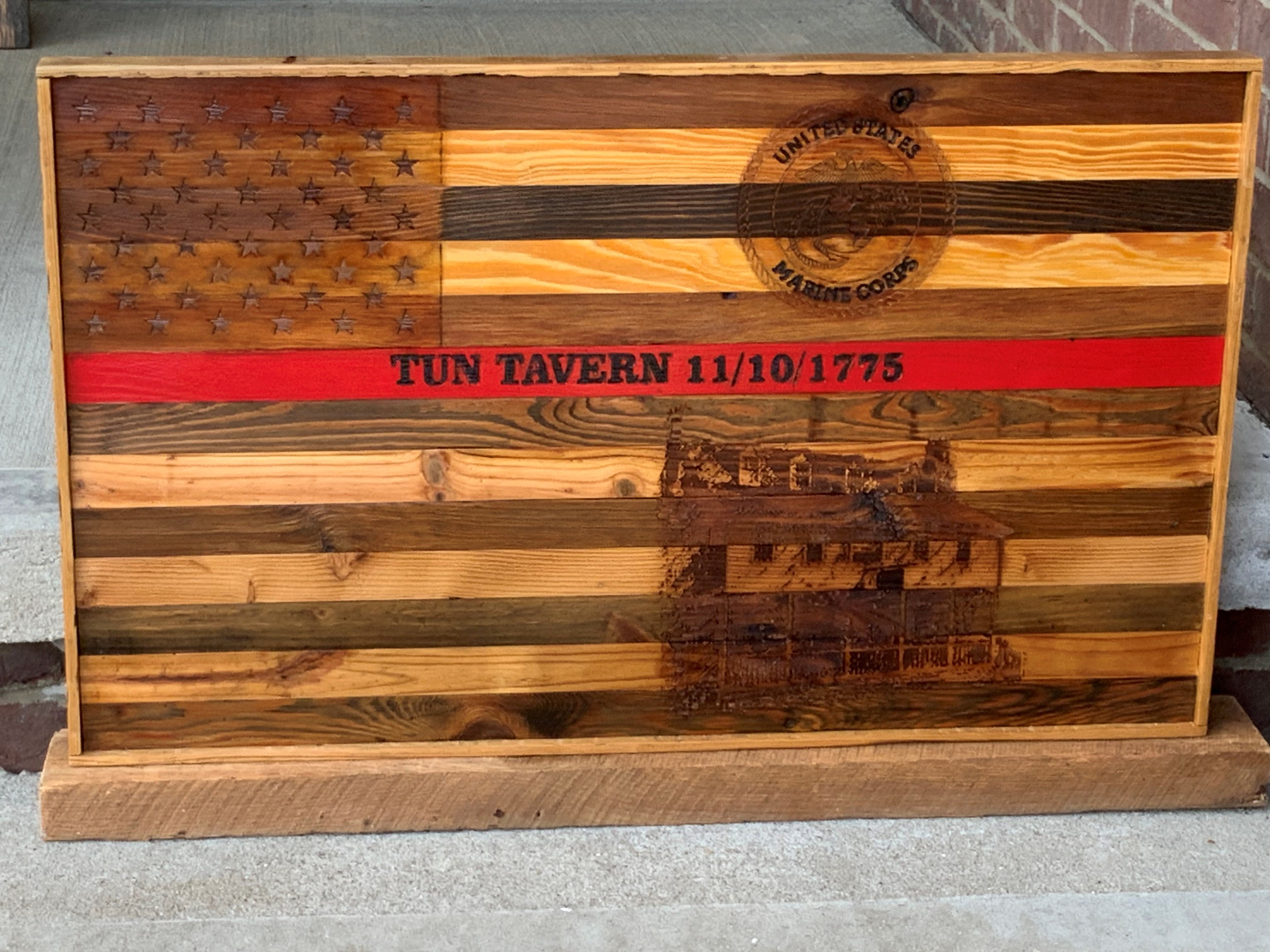 Tun Tavern Barnwood Flag (Small)*