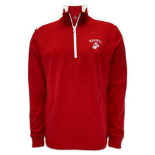 Load image into Gallery viewer, Marines Under Armour Gameday Double Knit Fleece 1/4 Zip (Red)