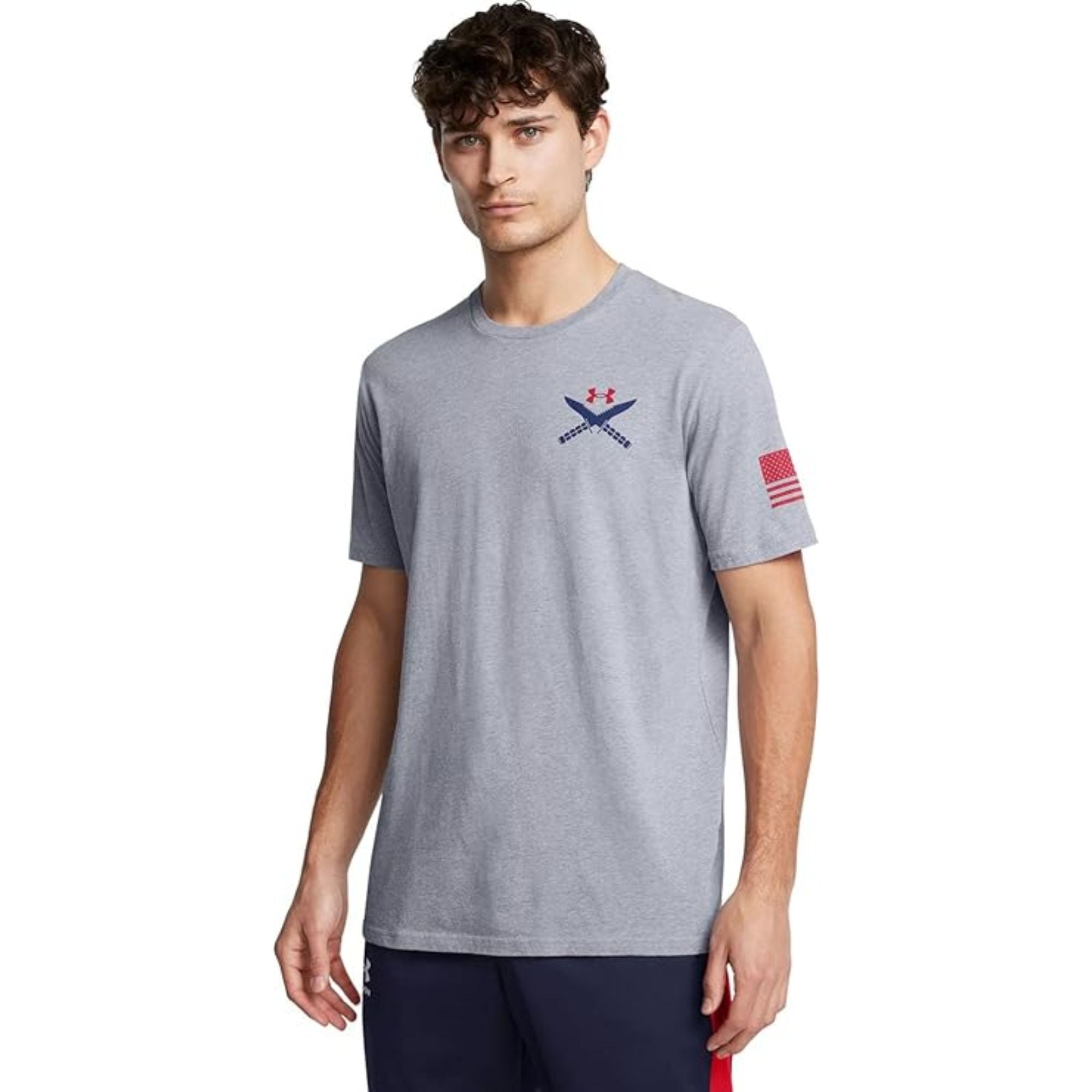 Under Armour Freedom Tac Logo T-Shirt (Grey)