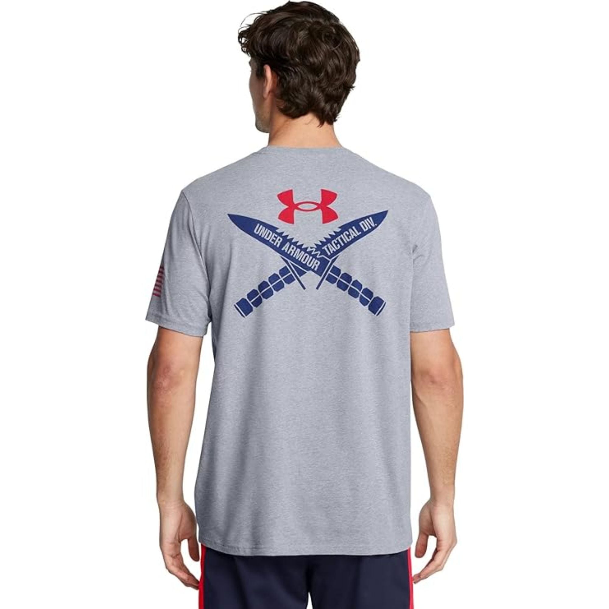 Under Armour Freedom Tac Logo T-Shirt (Grey)