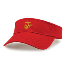 Load image into Gallery viewer, USMC EGA Visor (Red)