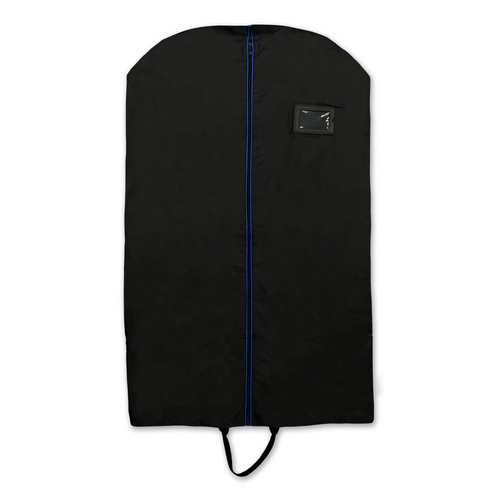 Lightweight Dress Uniform Garment Bag (Black With Blue Zip)