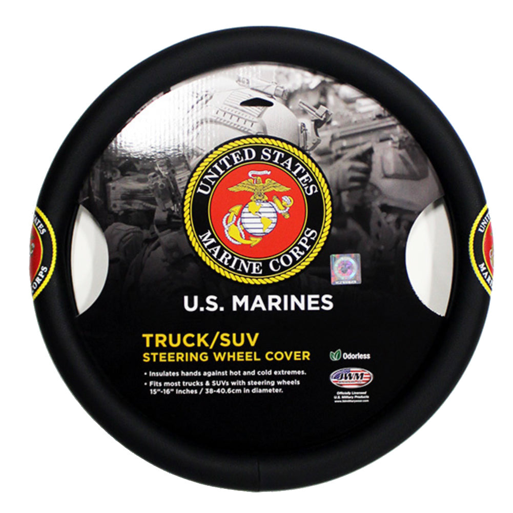 Marines Truck/Suv Steering Wheel Cover 16"