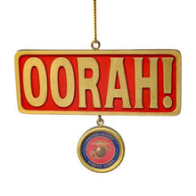 Load image into Gallery viewer, Marine Corps Oorah Ornament