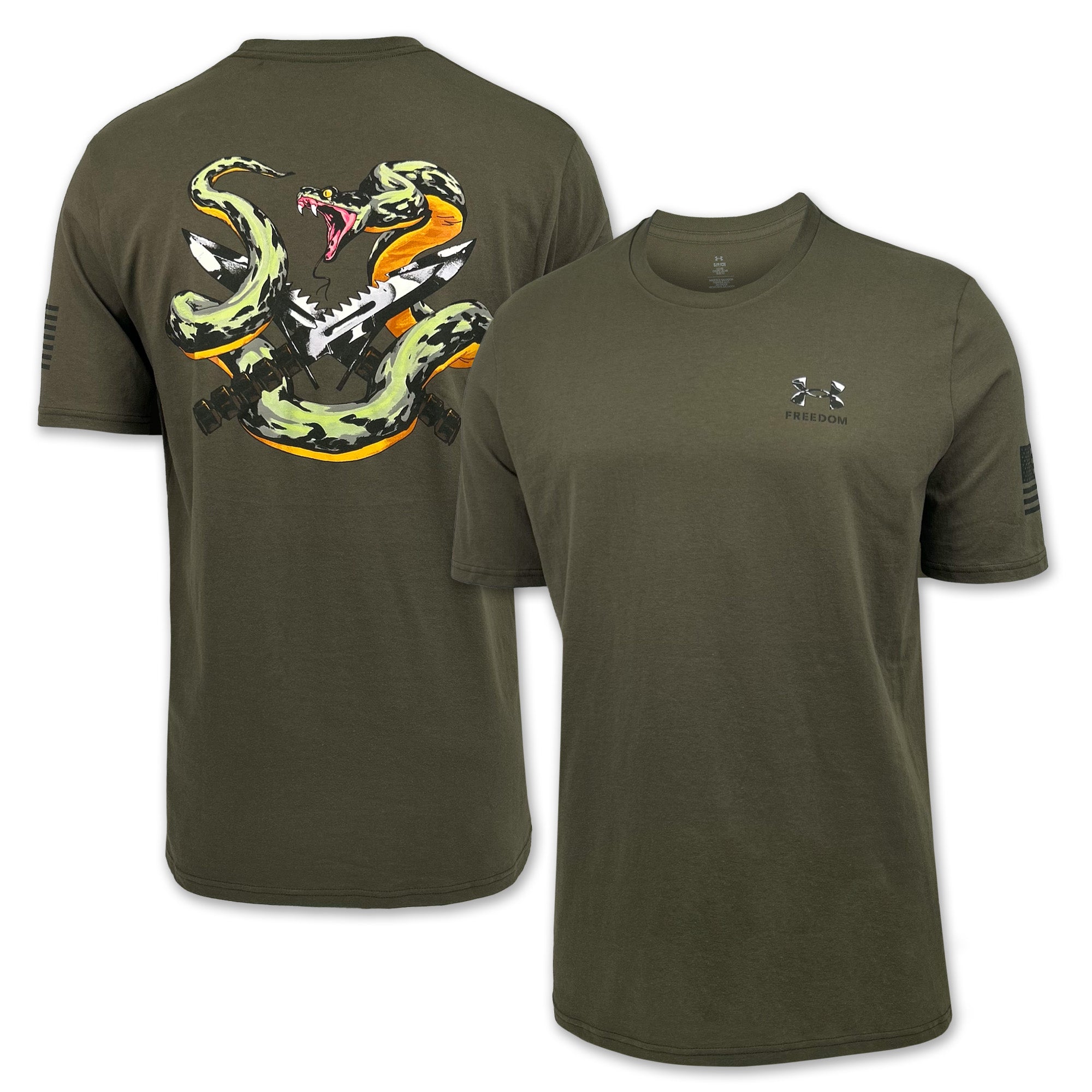 Under Armour Freedom Snake Knife T-Shirt (OD Green)