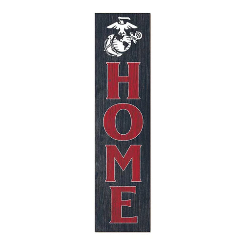 Leaning Sign Home Marines (11x46)*