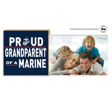 Load image into Gallery viewer, Marines Floating Picture Frame Military Proud Grandparent*