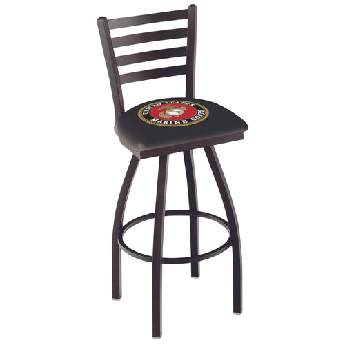 Marines EGA Swivel Stool with Ladder Back*