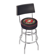 Load image into Gallery viewer, Marines EGA Stool with Back (Chrome Finish)*