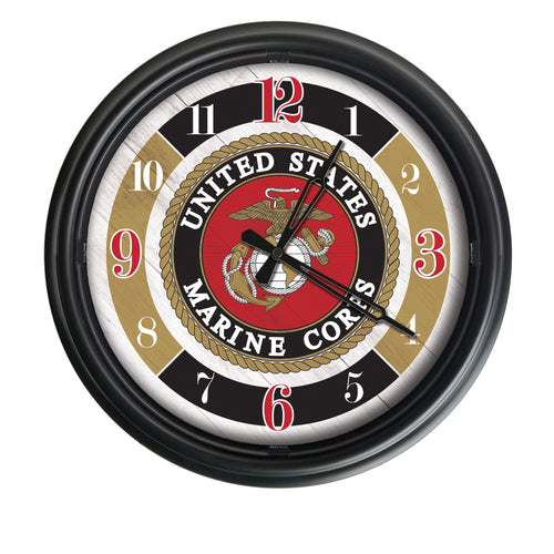 United States Marine Corps Indoor/Outdoor LED Wall Clock*